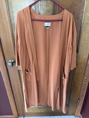 Universal Thread Rust Orange Lightweight Duster